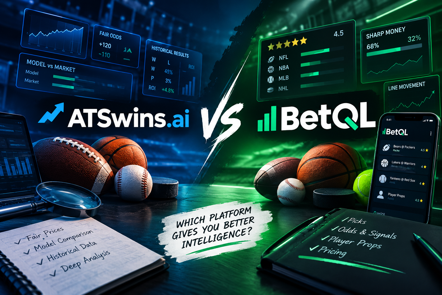 ATSwins.ai vs. BetQL (October 2026): Which AI Sports Prediction Platform Gives You Better Intelligence?