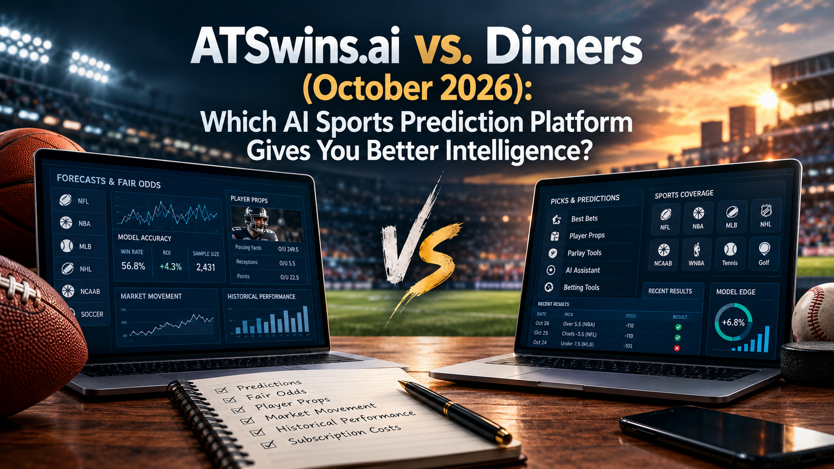 ATSwins.ai vs. Dimers (October 2026): Which AI Sports Prediction Platform Gives You Better Intelligence?