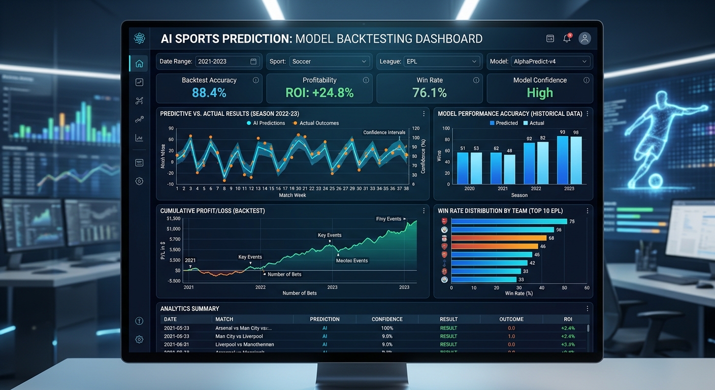 Decoding AI Sports Prediction Model Backtesting Results: What the Numbers Really Mean