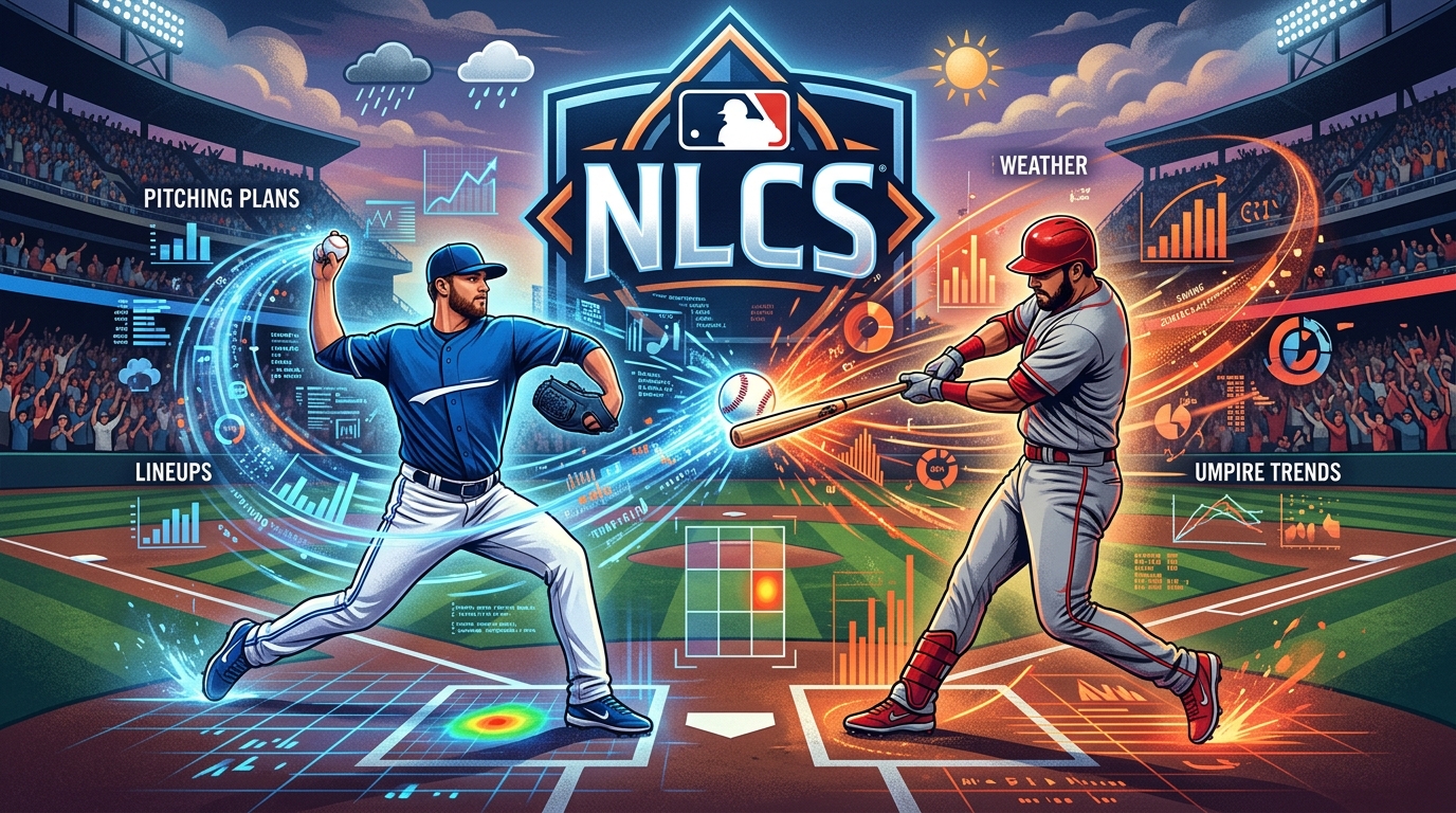 MLB NLCS Game Projections - How to predict NLCS games with AI