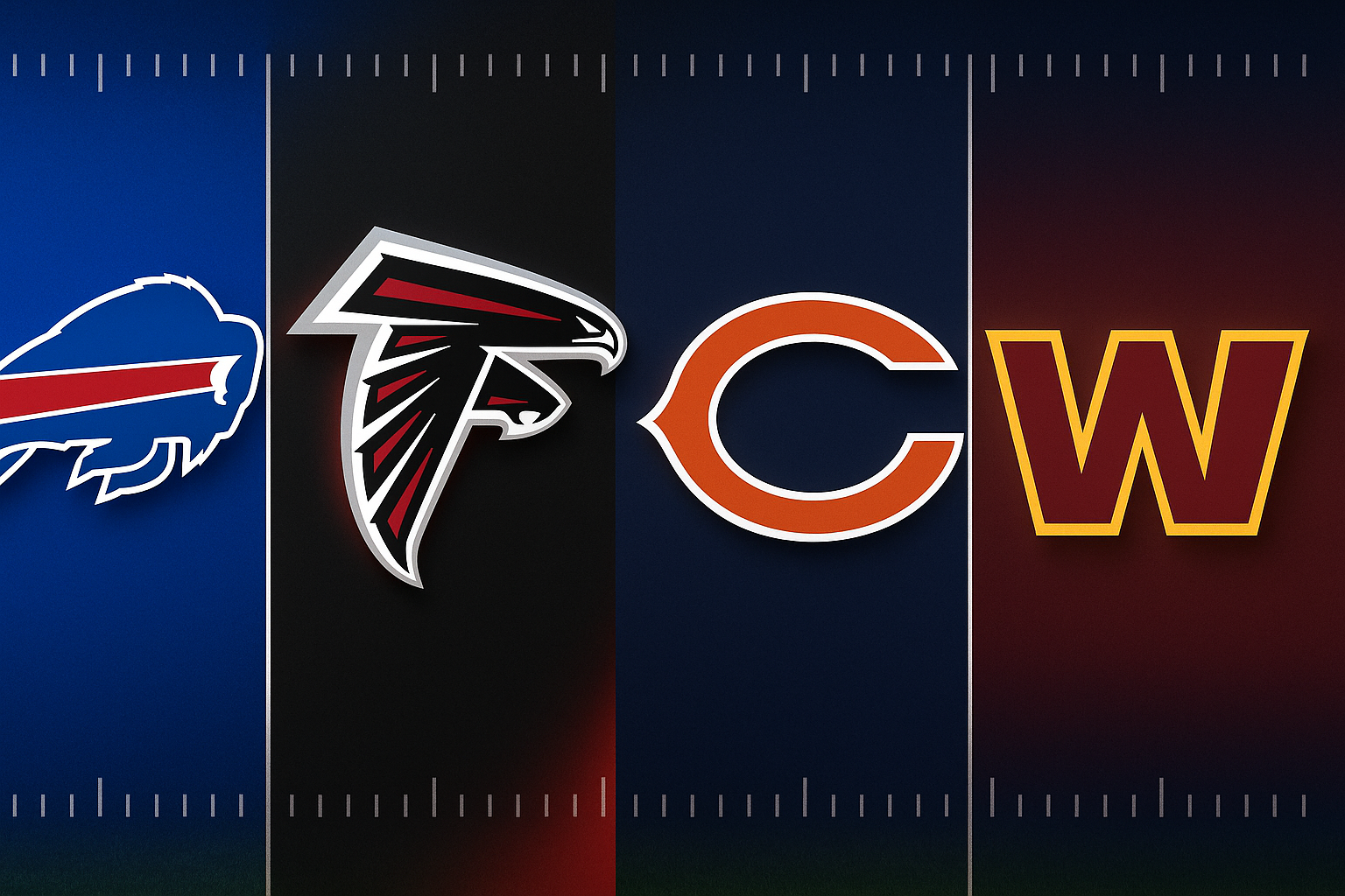 MNF: Bills vs Falcons & Bears vs Commanders