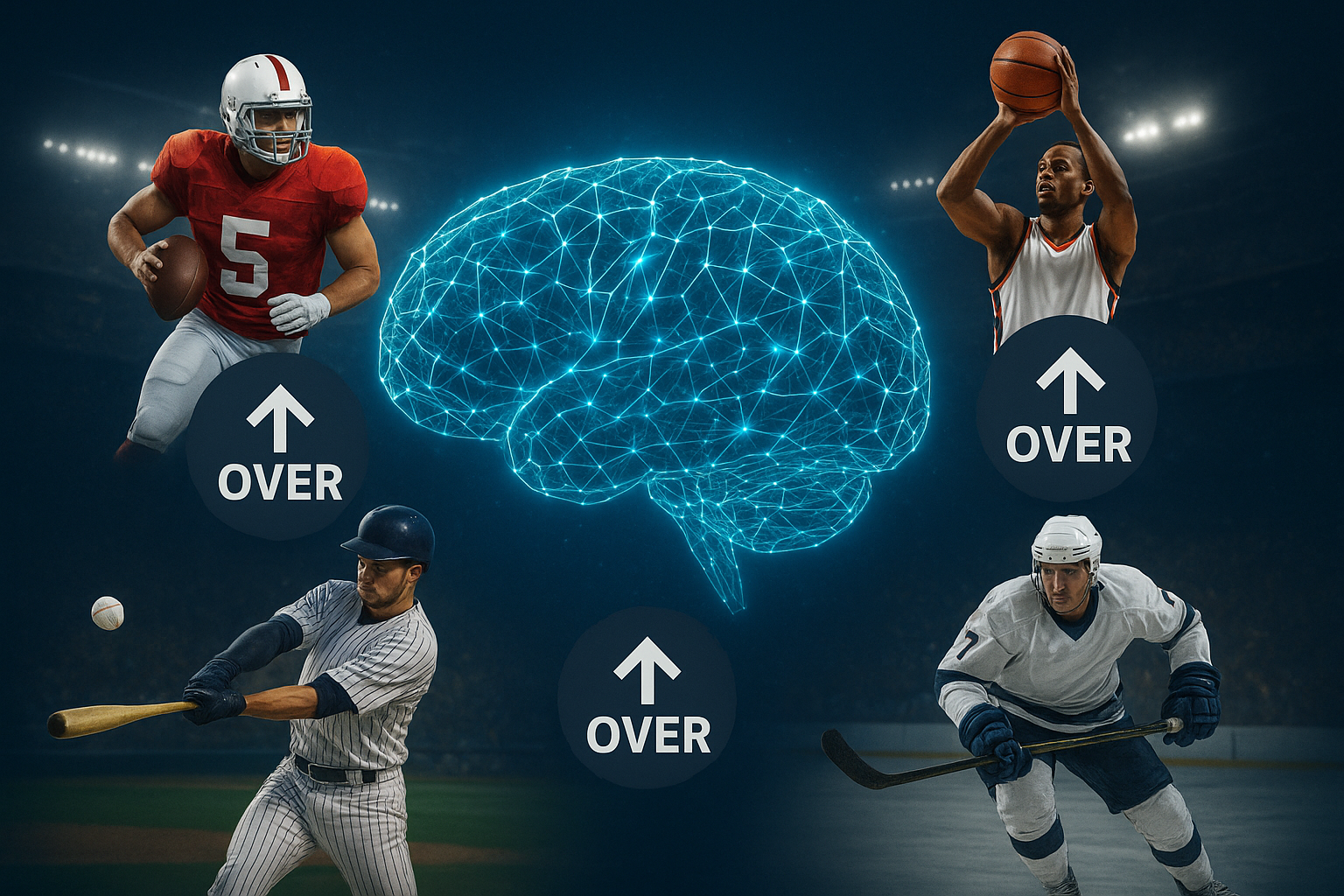 the over ai sports betting - How to spot value on totals