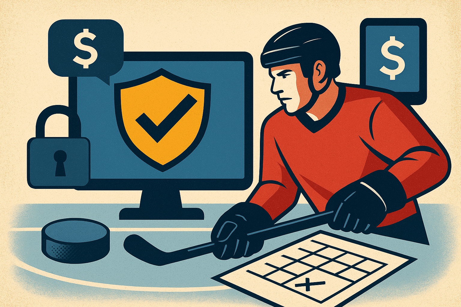 how to bet on NHL games online? - start safe and smart today