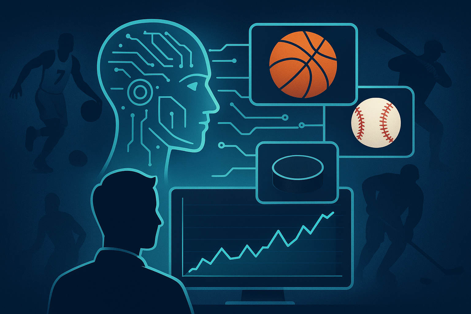AI Data-Driven Picks for NBA, ML,B NHL - How to Bet Smarter