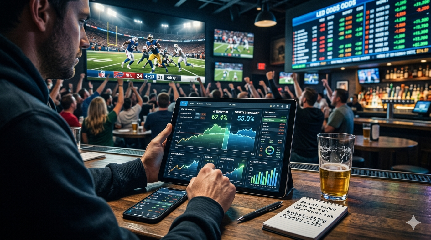 AI Probability vs. Sportsbook Odds - How to find real edges
