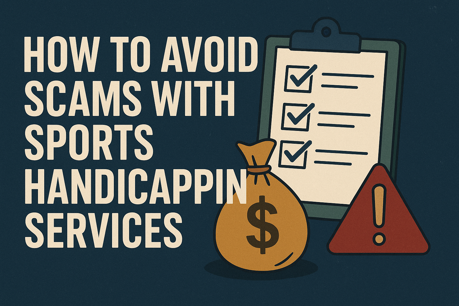 How to avoid scams with sports handicapping services? - Tips