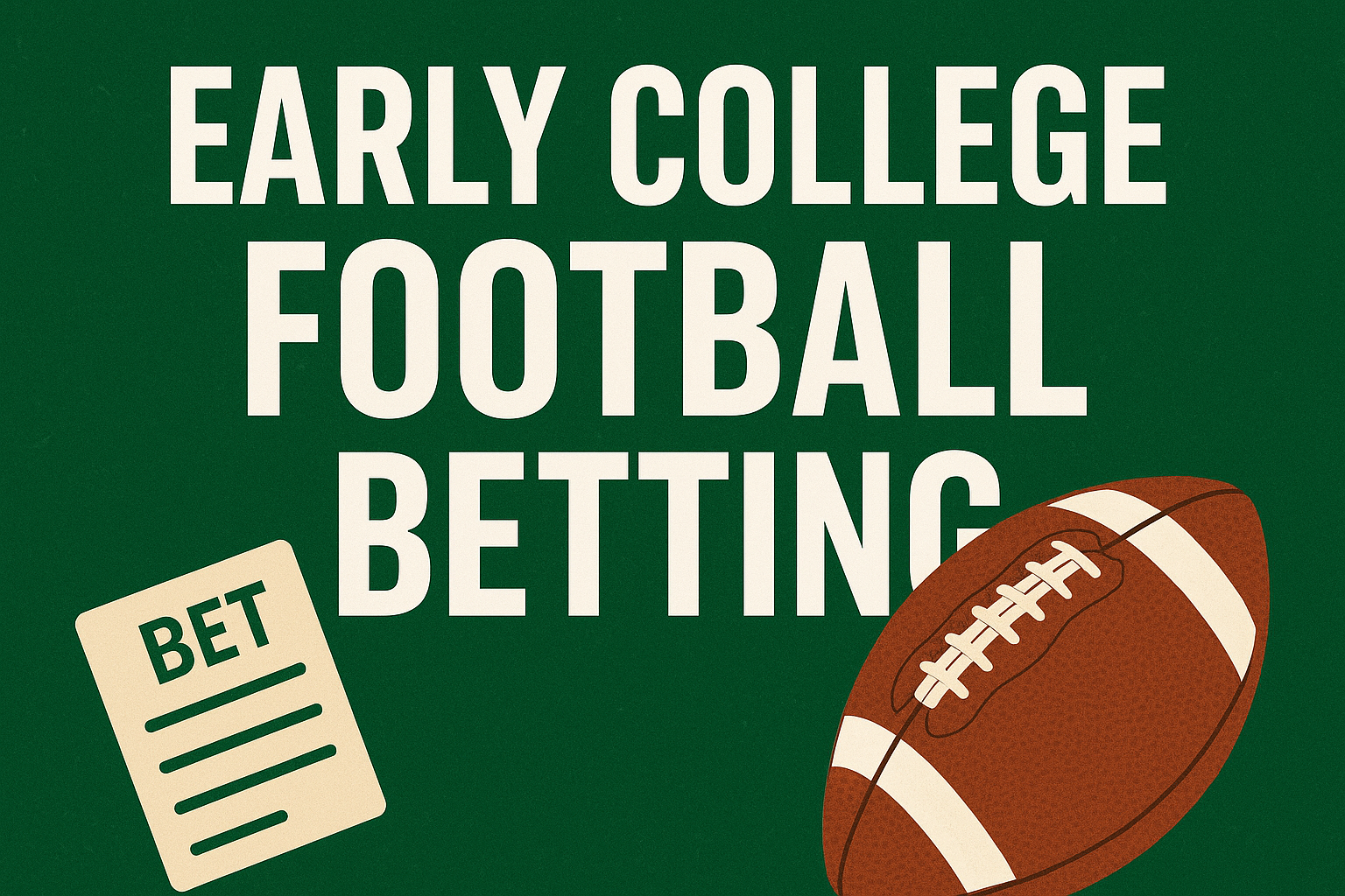 How to spot value in early college football odds - Fast tips