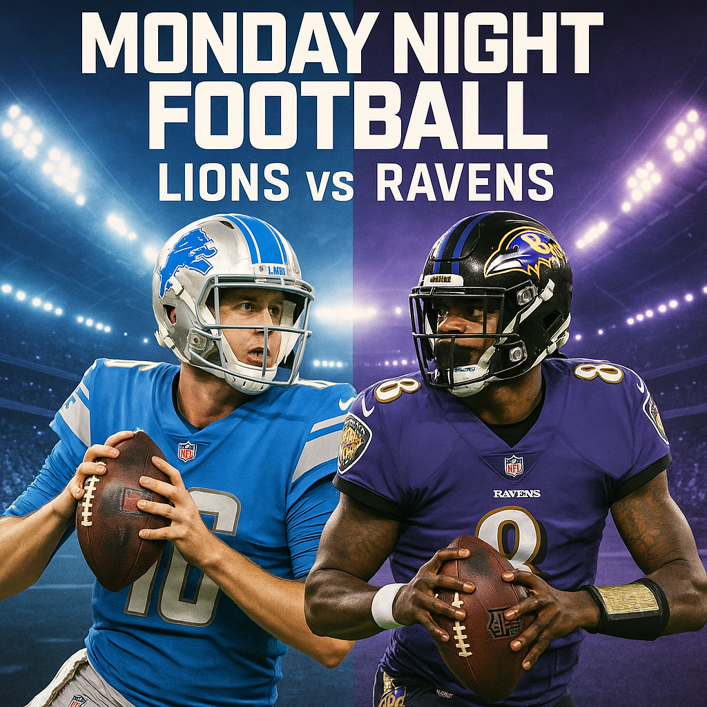 Ravens vs. Lions Monday Night Football Preview