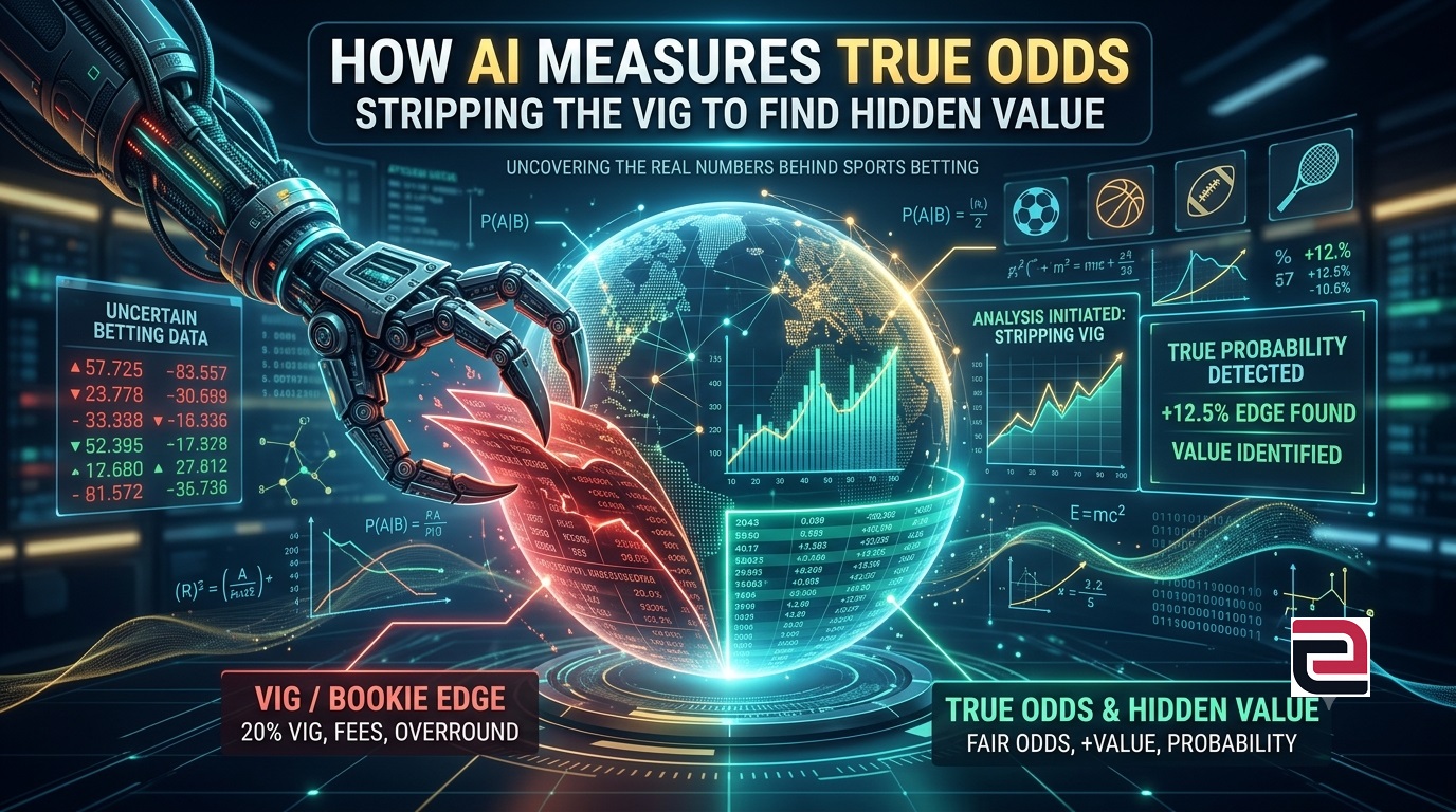 How AI Measures True Odds: Stripping the Vig to Find Hidden Value