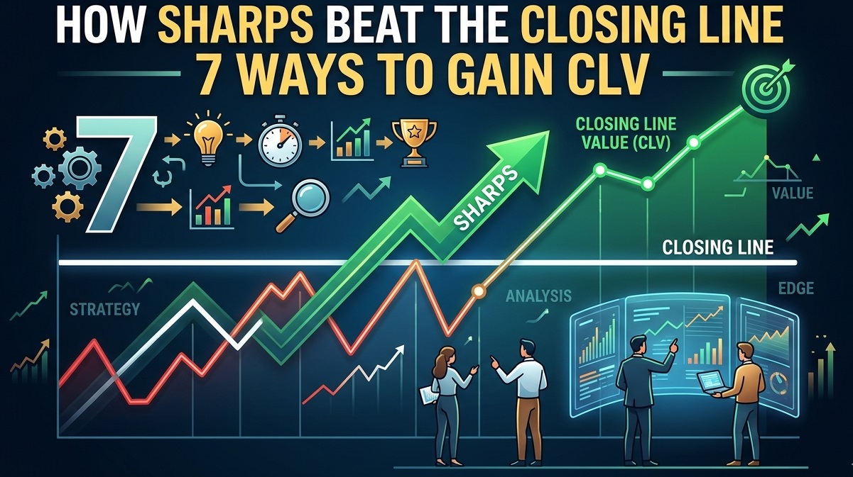 How Sharps Beat The Closing Line - 7 Ways to Gain CLV
