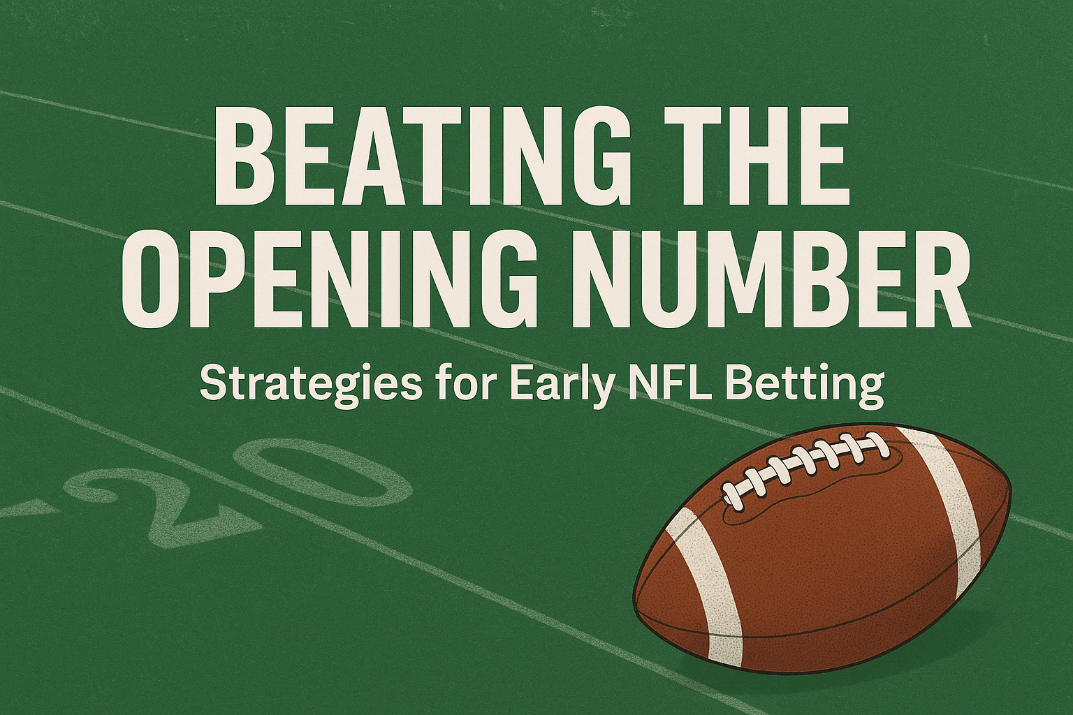 How To Find Value in Early NFL Betting Lines - Simple Steps