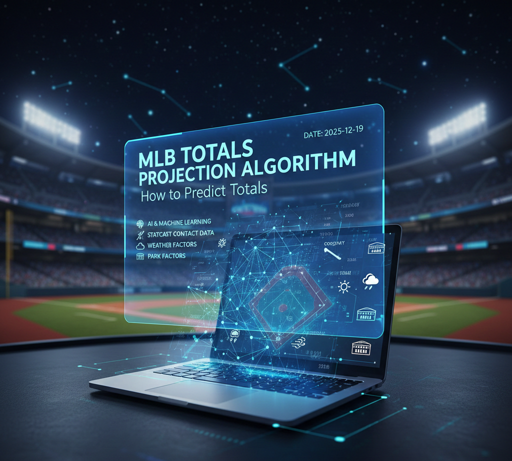 mlb totals projection algorithm - How to predict totals