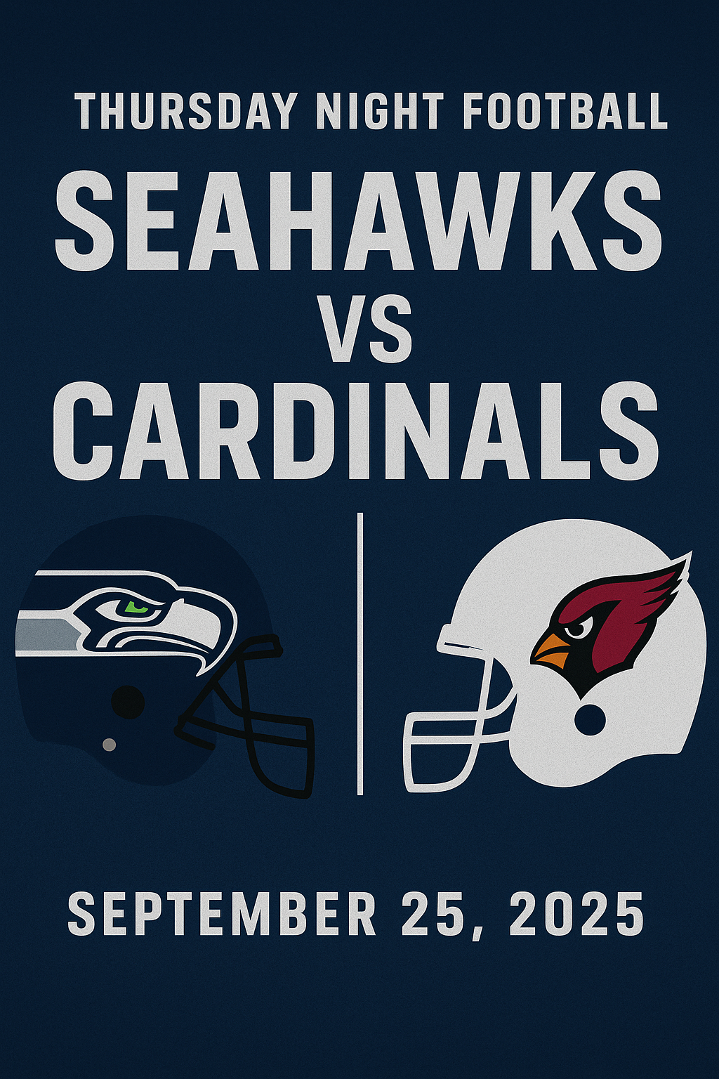 Seahawks vs Arizona Cardinals - Thursday Night Football