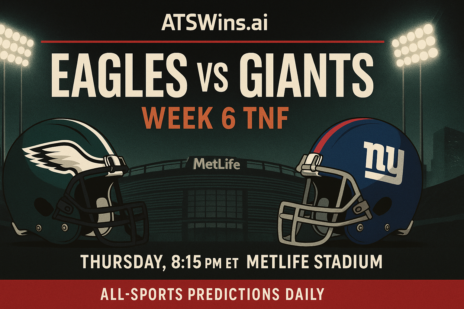 Eagles vs. Giants — TNF Preview (Week 6, 2025)