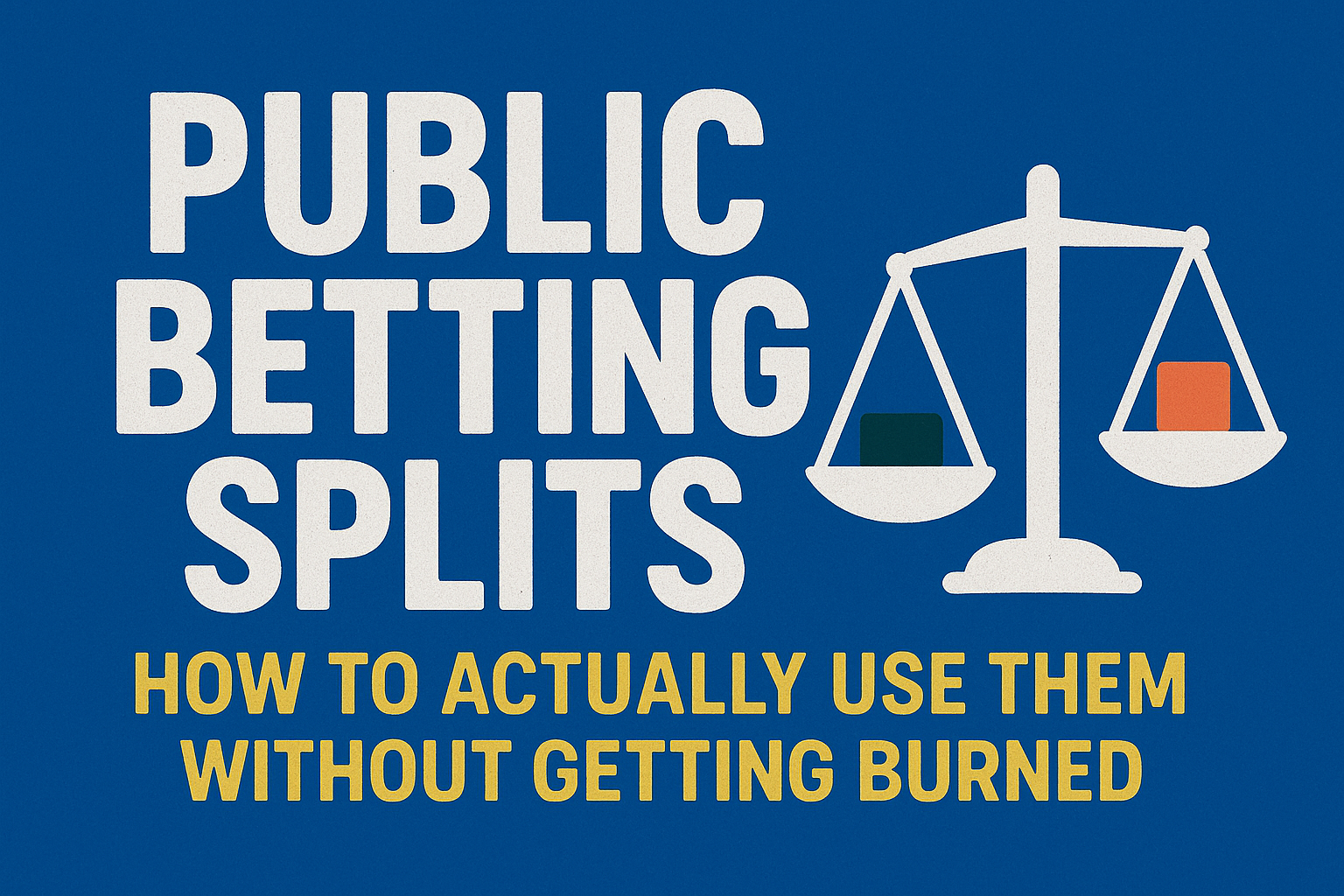 What Is A Public Betting Split And How Do I Use It? - Basics